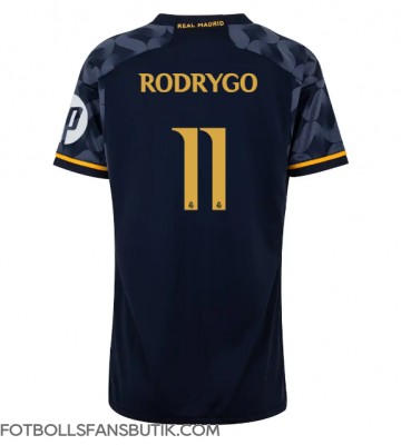 Real Madrid Rodrygo Goes #11 Replika Bortatröja Damer 2023-24 Kortärmad